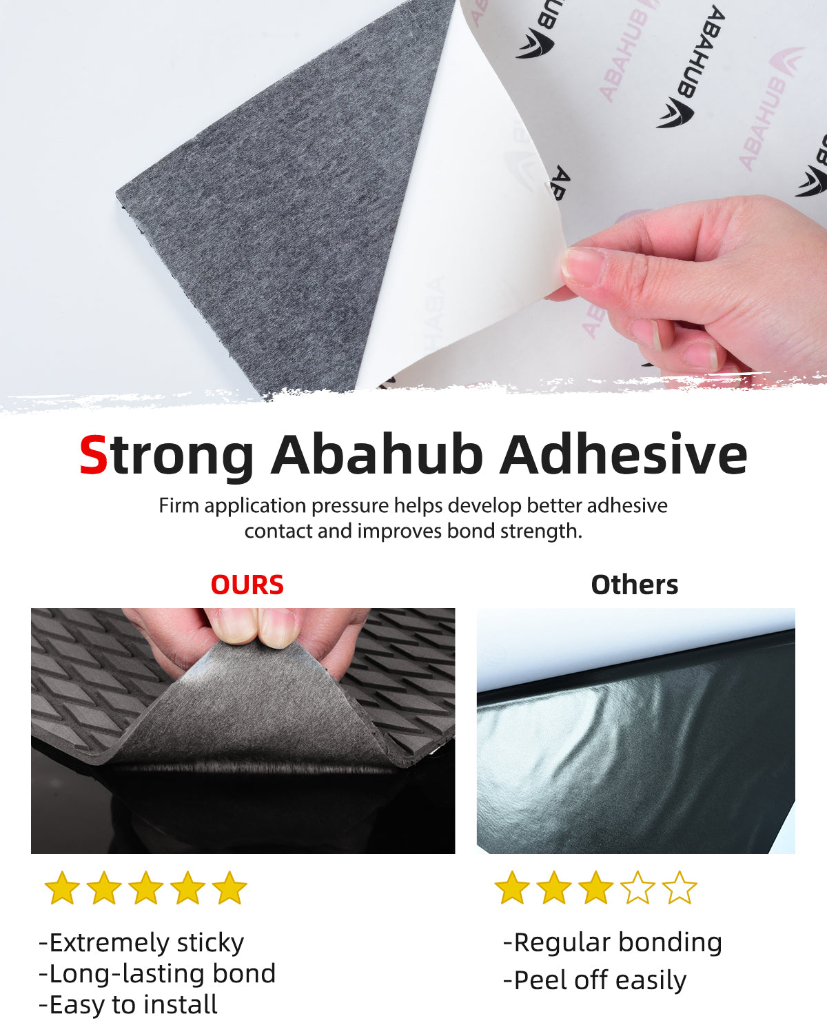 Abahub EVA Foam Boat Decking 96''x38'' Non-Slip Surfboard Traction Pad Grip Mat Self-Adhesive Trimmable Flooring Sheet for Boats SUP Board Kayak Surfing Gray
