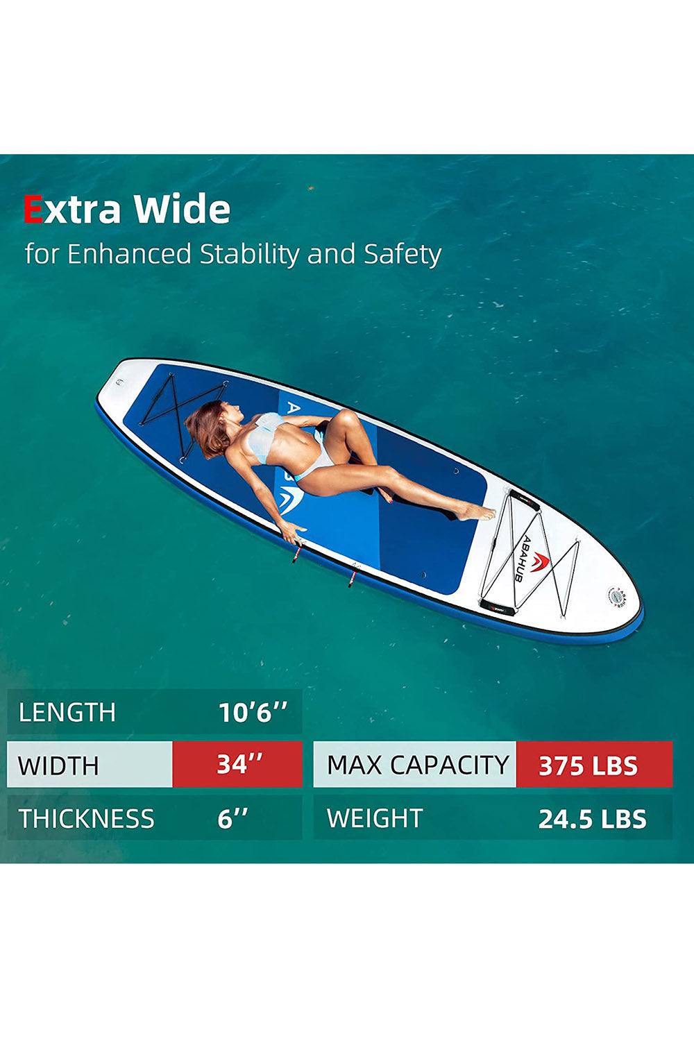 Abahub Inflatable SUP-Stand Up Paddleboarding