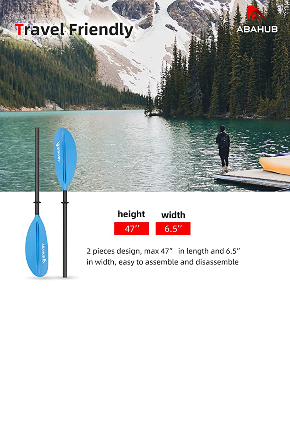 Abahub 1 x Carbon Kayak Paddles