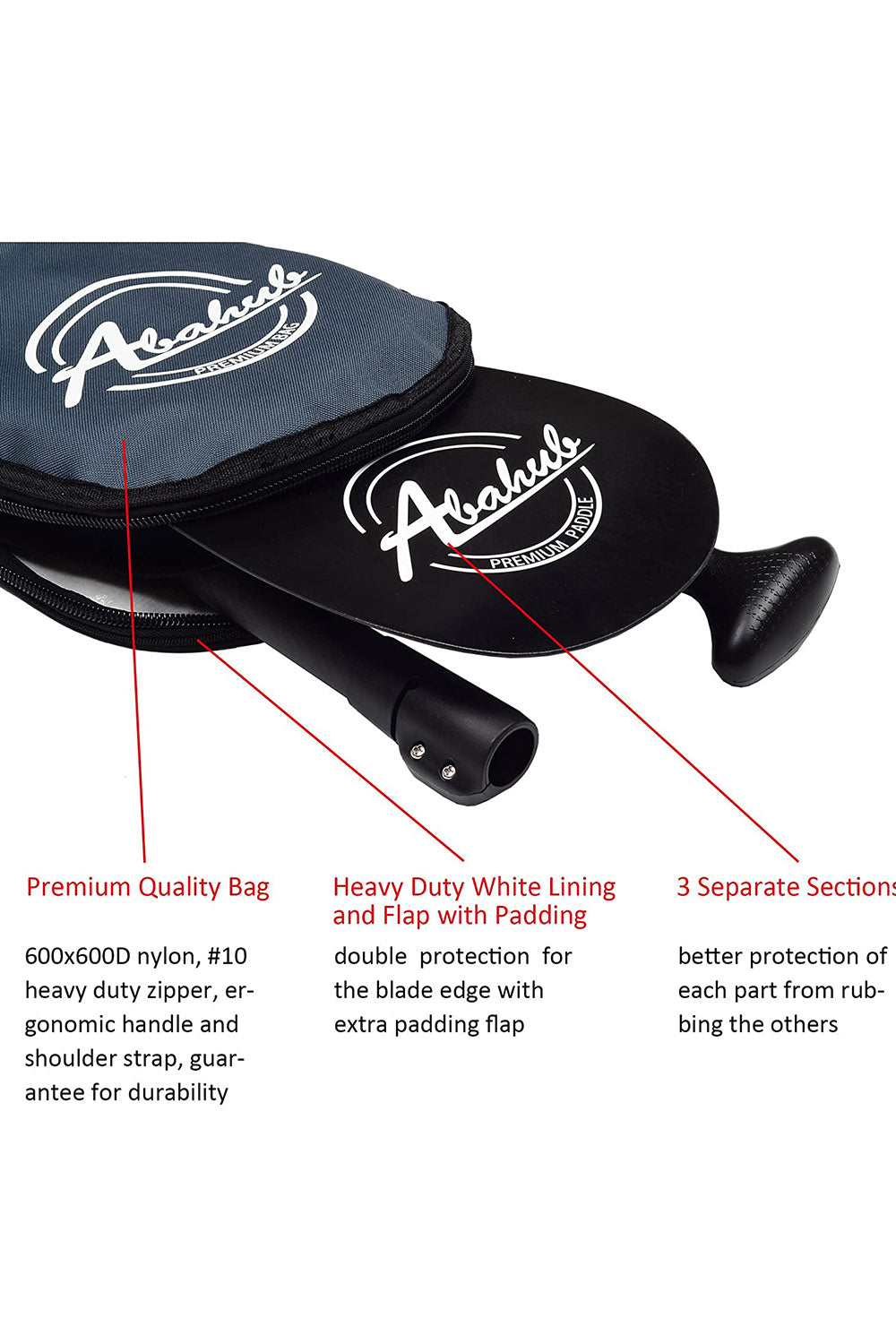 Abahub Adjustable Carbon Fiber SUP Paddle