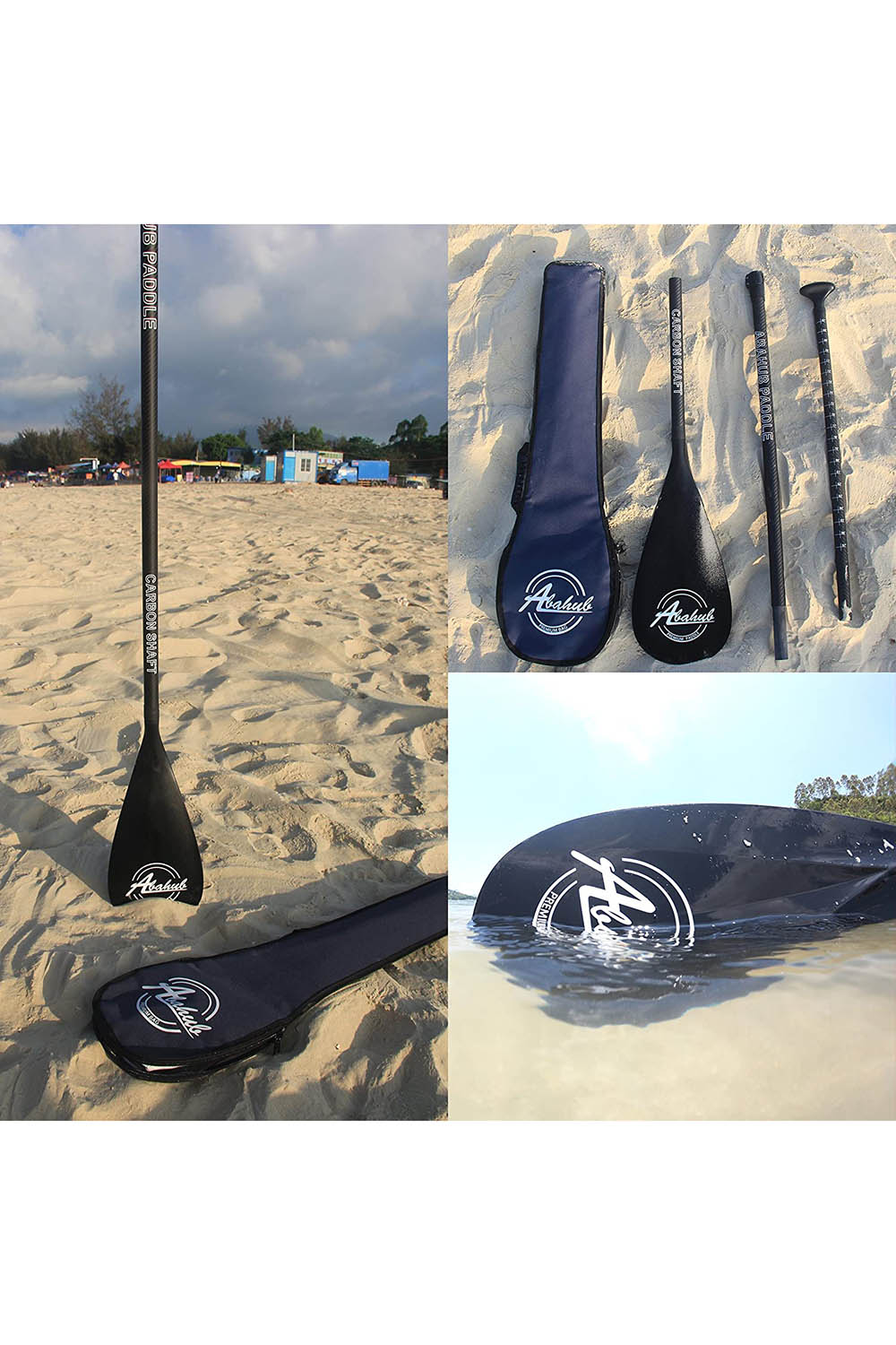 Abahub Adjustable Carbon Fiber SUP Paddle