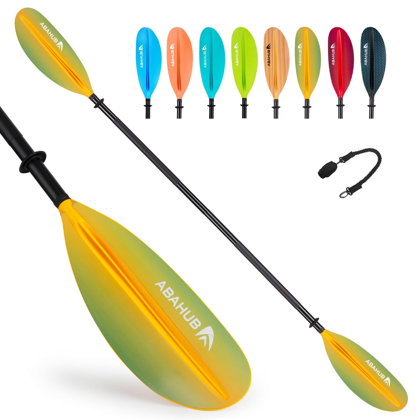 Abahub 218/230/241cm Kajak Paddel Aluminium Doppelpaddel