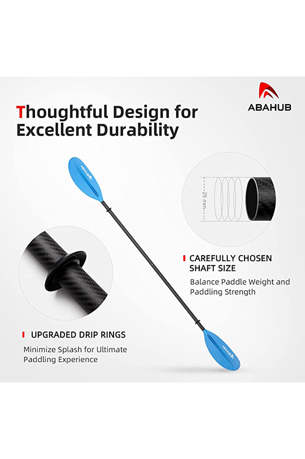 Abahub 1 x Carbon Kayak Paddles