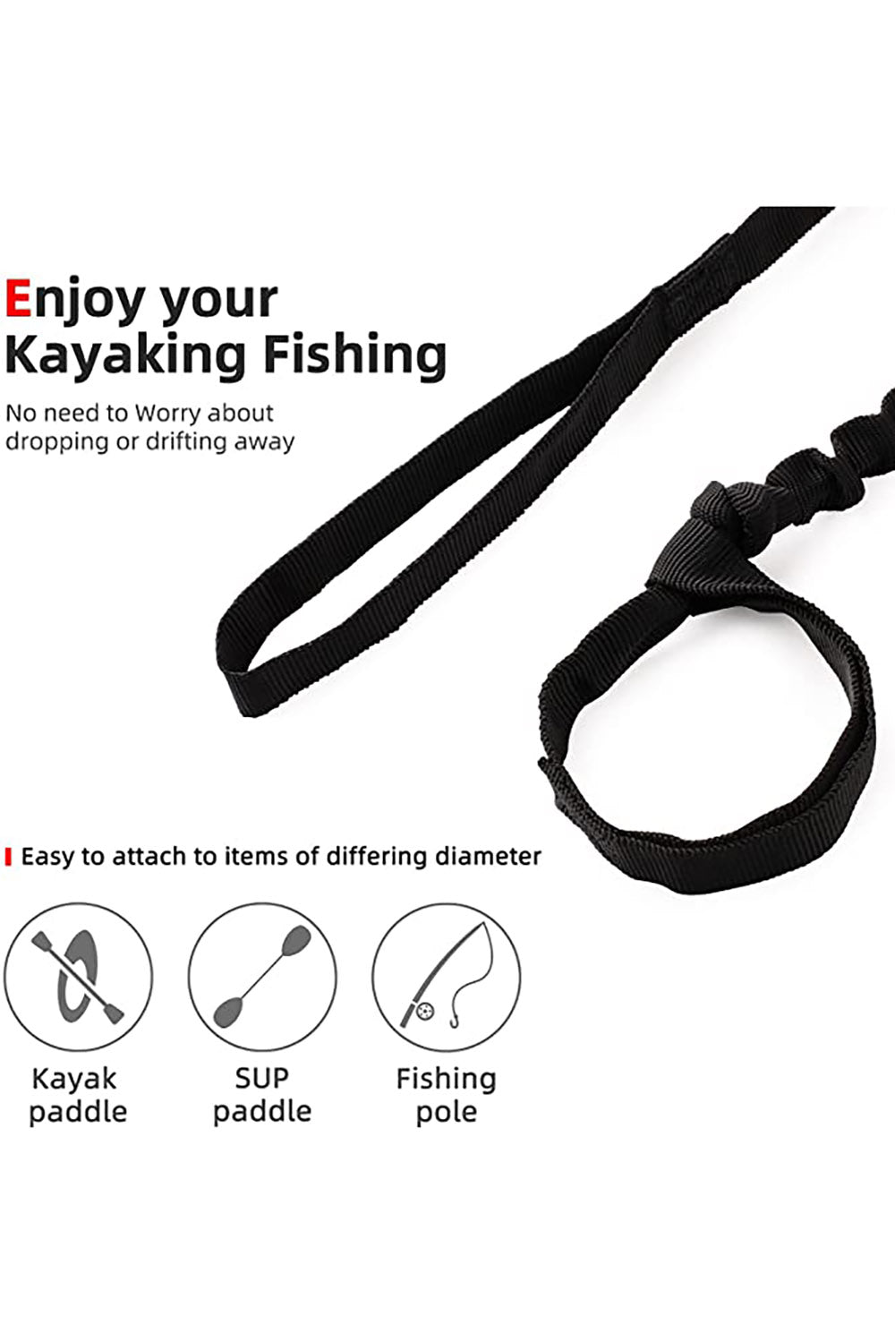 Abahub Kayak Leash 2 PCS Paddle Leashes