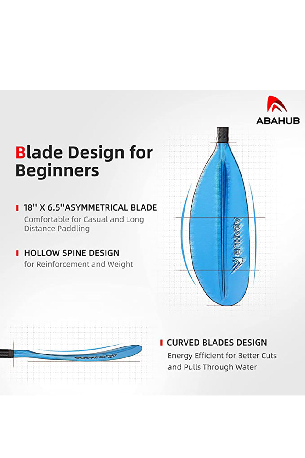 Abahub 1 x Carbon Kayak Paddles