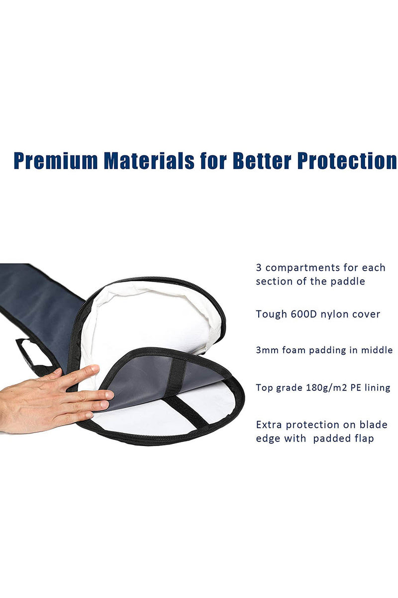 Abahub Premium SUP Paddle Bag für 3-teilige verstellbare Stand Up Paddles