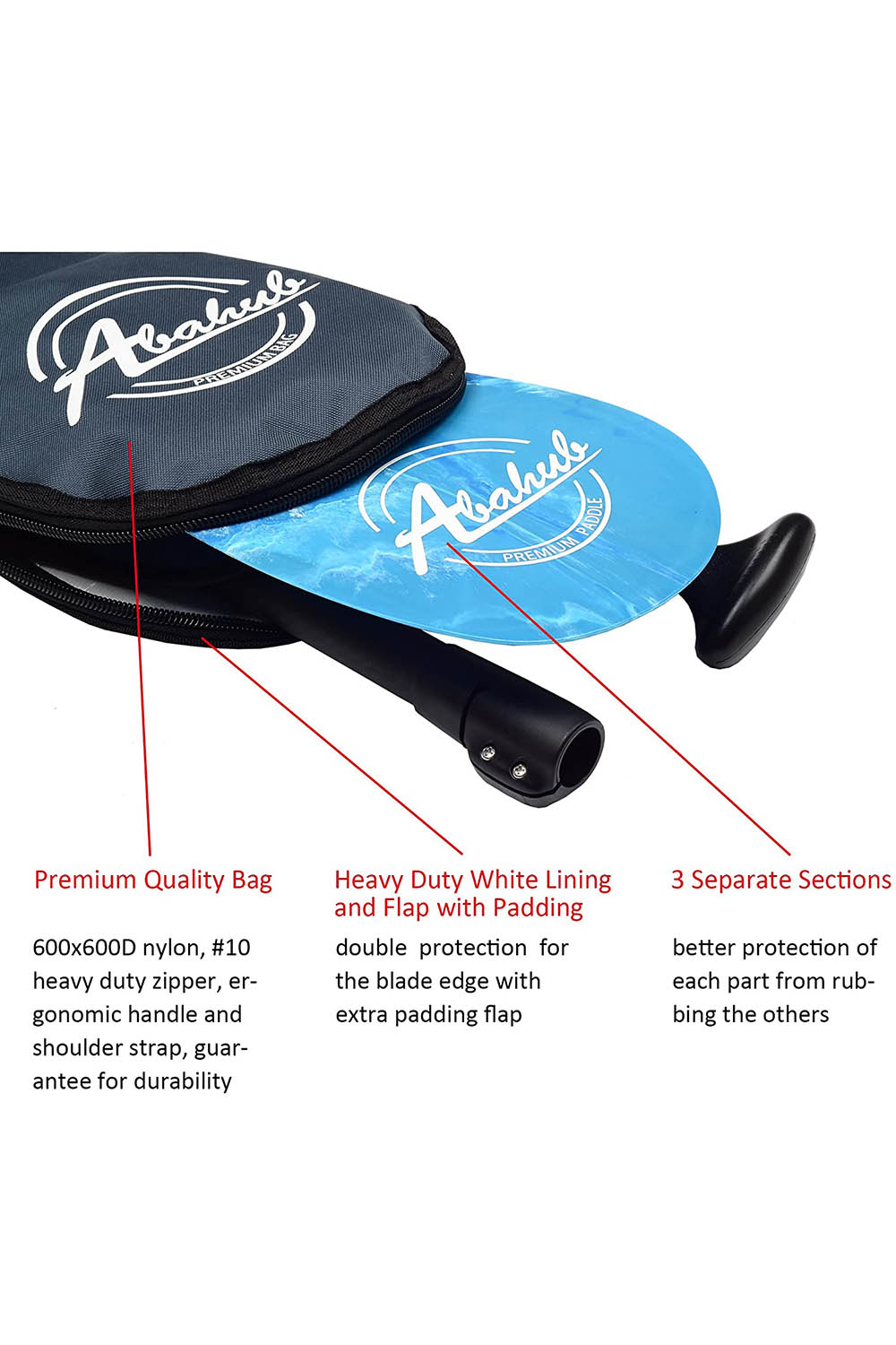Abahub Adjustable Carbon Fiber SUP Paddle