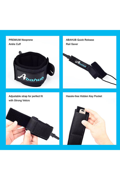 Abahub Premium Surfboard Leash