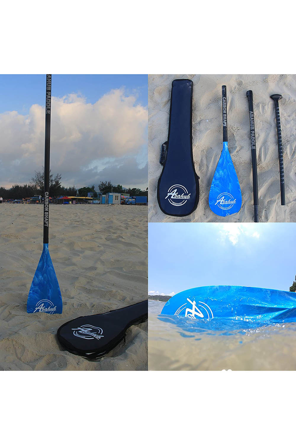 Abahub Adjustable Carbon Fiber SUP Paddle